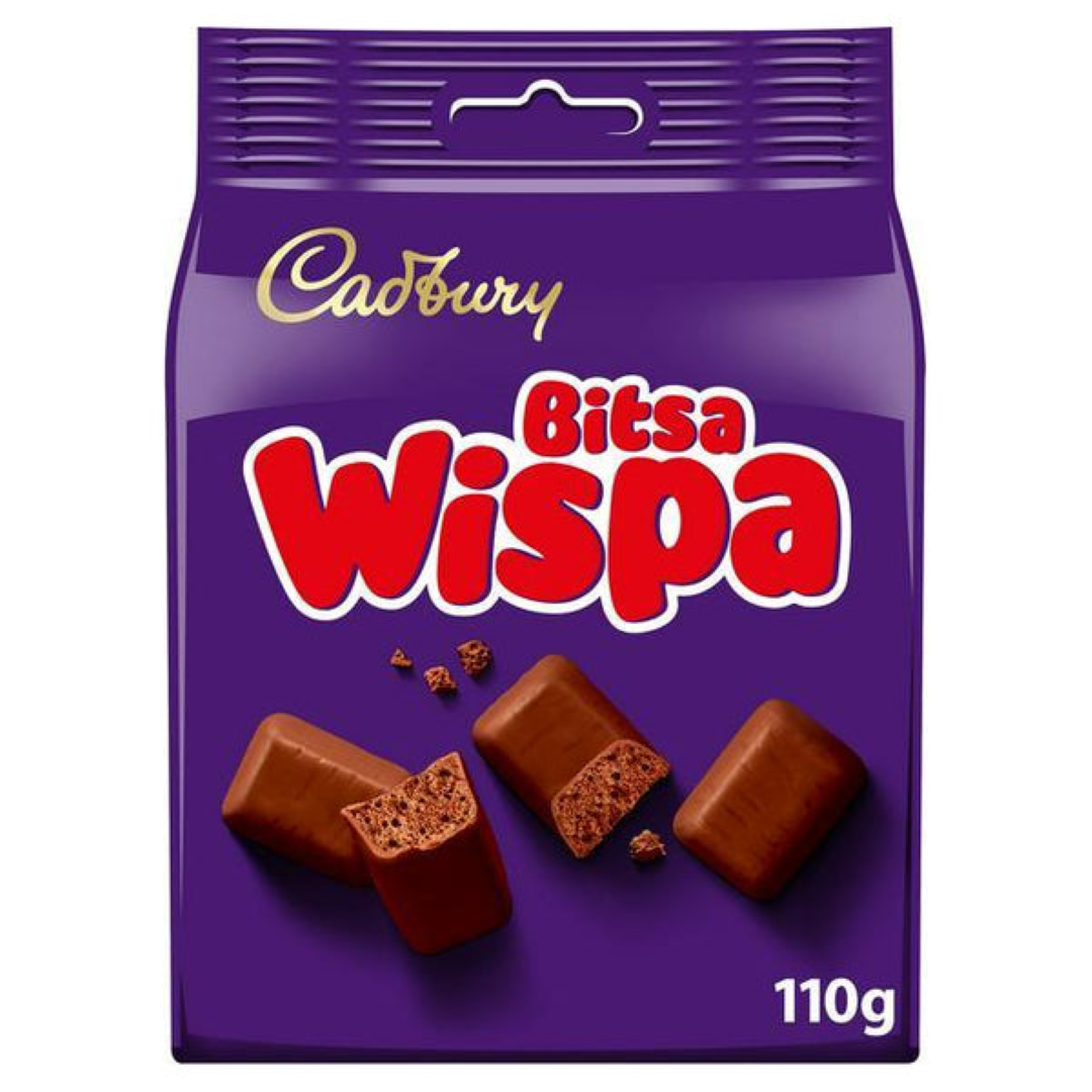 CADBURY WISPA BITES POUCH 110G